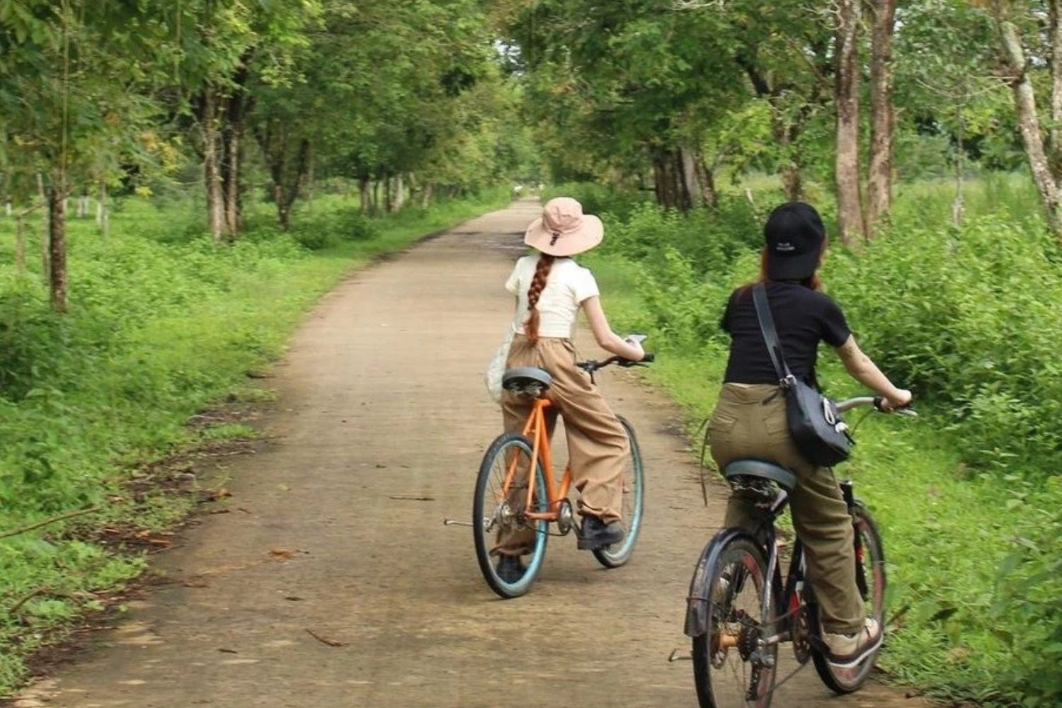 Green riding experience in Nam Cat Tien, surrounded by nature.s