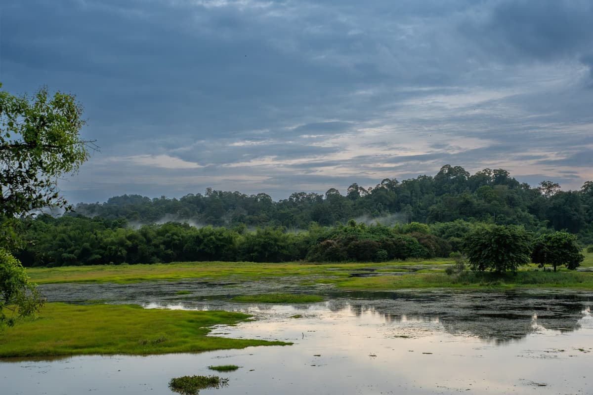 The natural landscape at Bau Sau.